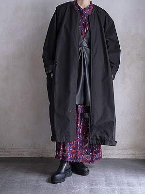 JUN MIKAMI / WILD THINGS ×  JUN MIKAMI /Shell coat (black)