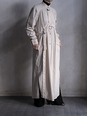 【SALE】PHOTOCOPIEU/BELTED DRESS(Lt.Gray)<sale>