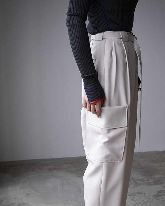 通販モール IIROT イロット wool tuck trouser pants