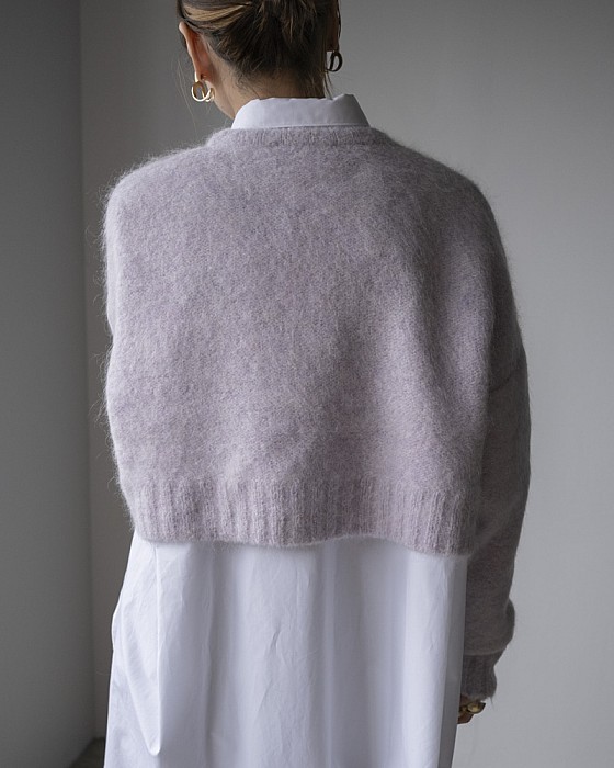 ENFOLD/CROPPED PULLOVER