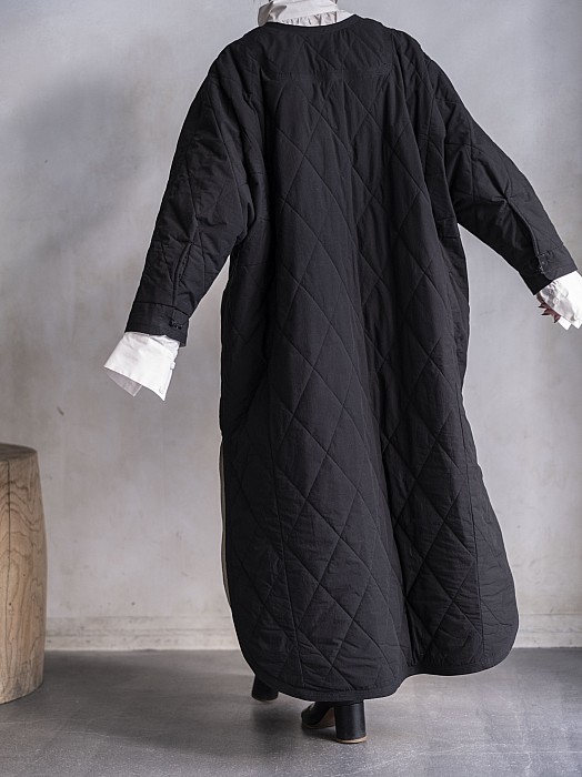WRYHT / Quilted Sahara Dress (BLACK)
