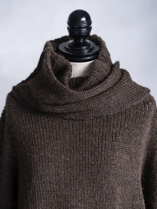 SEEALL/stole hightneck sweater