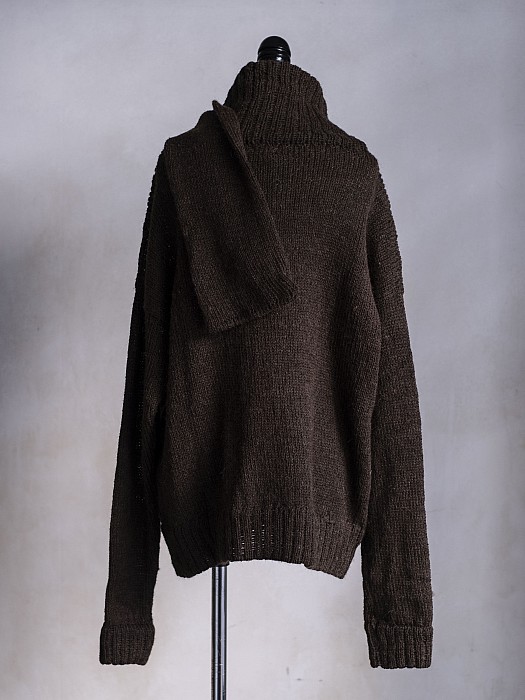 SEEALL/stole hightneck sweater