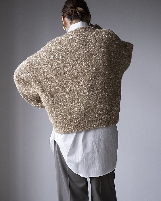 VONIQUE / CURRENTAGE/Lame Pullover Knit