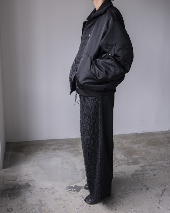 JUN MIKAMI ブラック ジャケット VONIQUE / JUN MIKAMI / フライトジャケット(BLK)