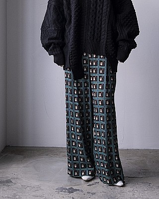 INSCRIRE/ Harness scarf Pants