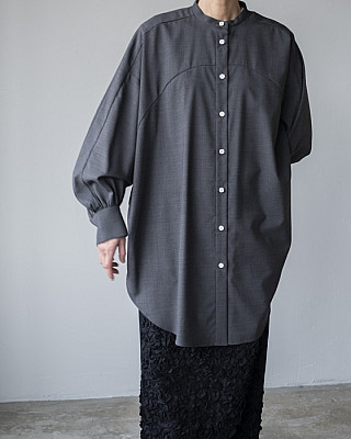 ENFOLD/ CIRCLE TUNIC-SHIRT
