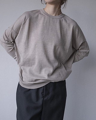 vonique / knit pullover(Greige)