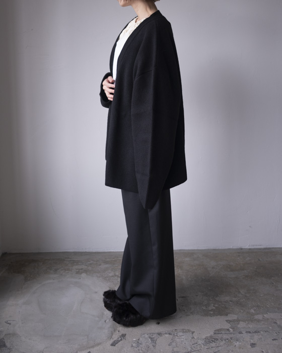【美品】  SEEALL / シーオール | CARDIGAN YAK / SMOOTH カーディガン | F | ブラック | レディース VONIQUE / SEEALL/ CARDIGAN