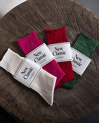 MARCOMONDE/high quality cotton ribbed socks